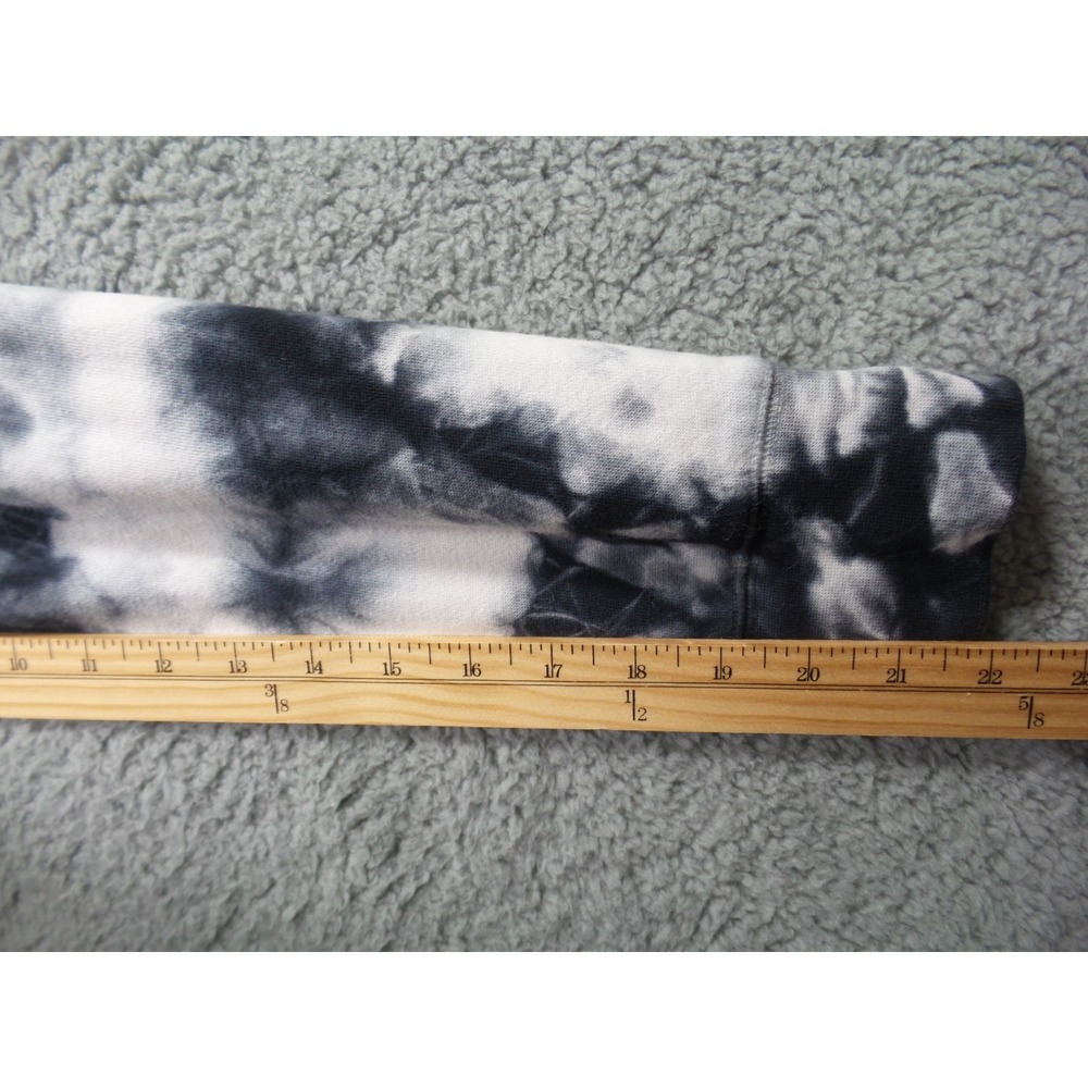 Raiders Sweatshirt Womens Size S White Black Tie Dye Full Zip NFL Team Apparel - Picture 12 of 14